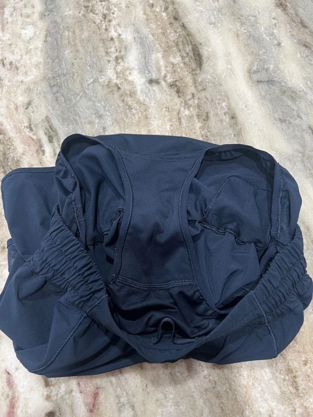 Lululemon Navy Athletic Running Shorts with Penn State Nittany Lions Logo - Picture 4 of 6